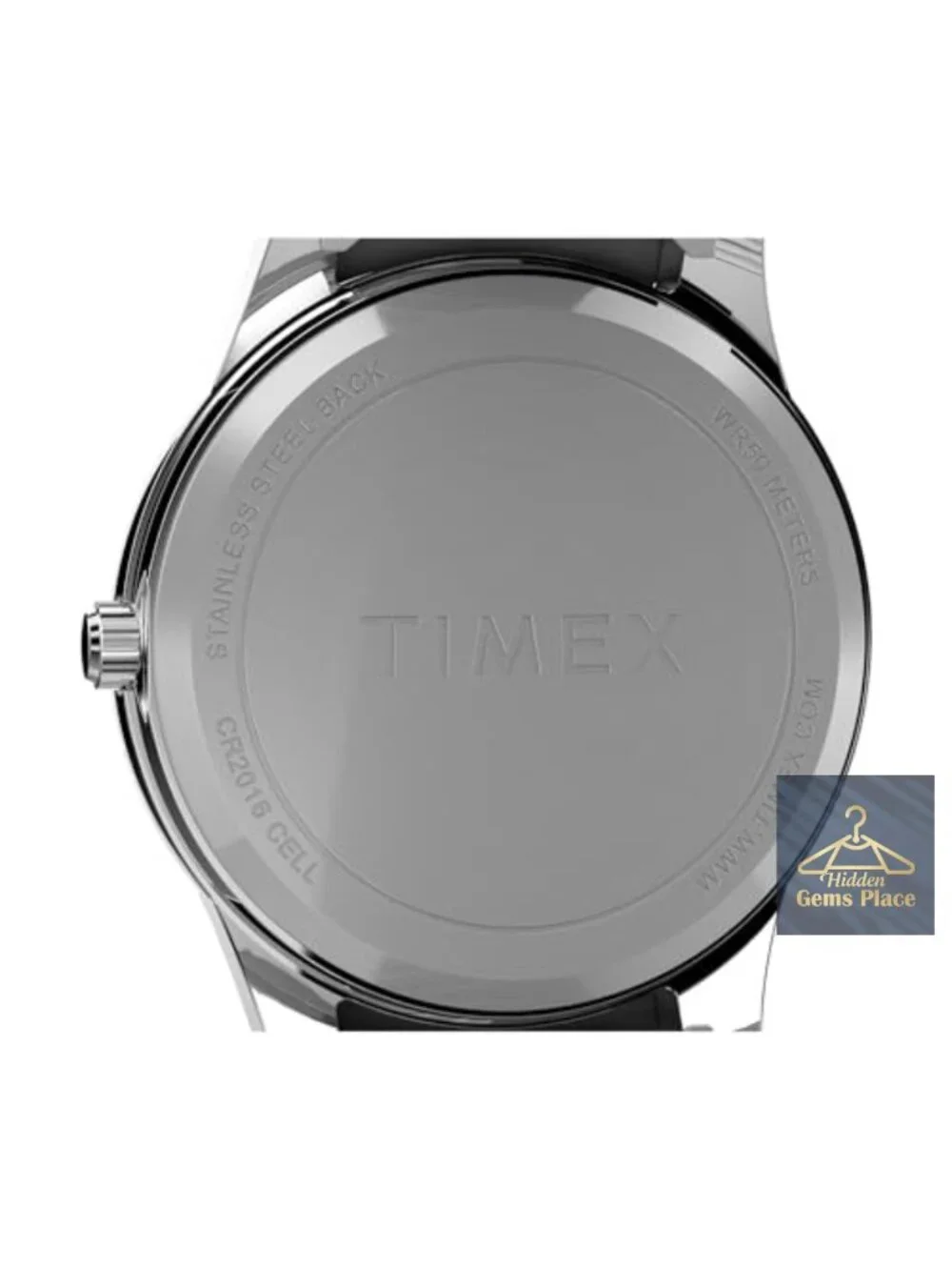 Timex Men's Charles Street Watch Stainless Steel Expansion Band Indiglo 35mm